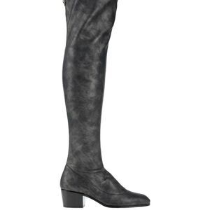 Giuseppe ZANOTTI Nicky 40 Over the Knee Marble Grey Black TALL BOOTS New in box